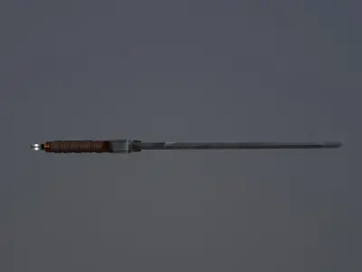 Simple Sword Low-poly 3D model purchase