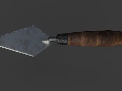 trowel shovel 3D model