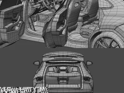 Luxury Performance SUV 3D model