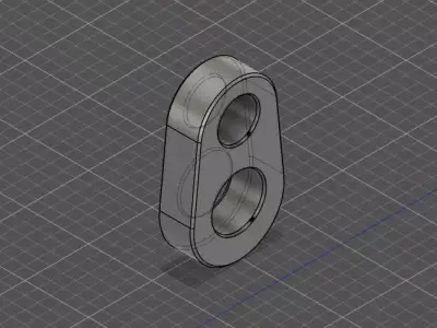 CustomWorks - 1911 Barrel Link 3D print model