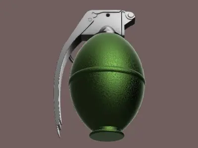M26 grenade for cosplay 3D print model purchase