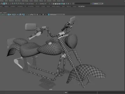 Maya UV Mapping Tutorial 3D model