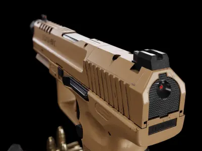 Canik TP9 Elite Combat - Custom Low-poly 3D model