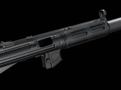 MP5-MP5SD Pack Low-poly 3D model