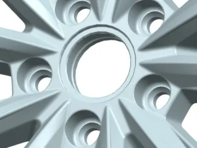 VW VW Passat wheel  18 inches 3D model