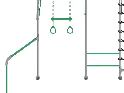 JUNIOR JUNGLE KAKADU MONKEY BARS 3D model