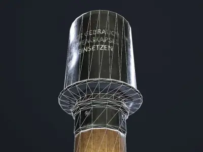 Grenade M24 Low-poly 3D model