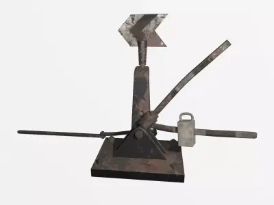 Arrow Railway Low-poly 3D model