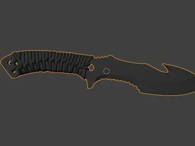 knife 2 Low-poly 3D model