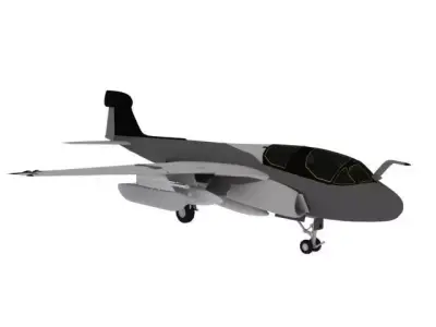 AIRCRAFT EA6B 3D model