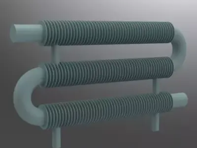 old radiator Free 3D model