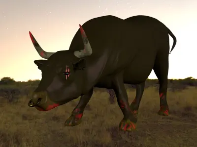 Bull killer 3D model