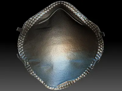 Construction Particulate Dust Mask 3D model