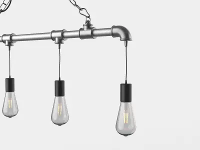 Industrial lamp  3D model