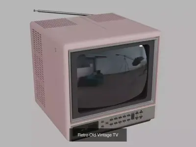 Retro Household Appliances 3D Model Pack