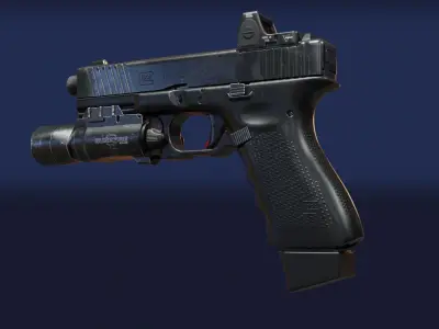 Glock 17 3D model purchase
