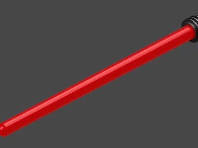 Dart Maul sword Low-poly 3D model