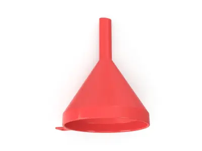 Red Funnel Low-poly 3D model