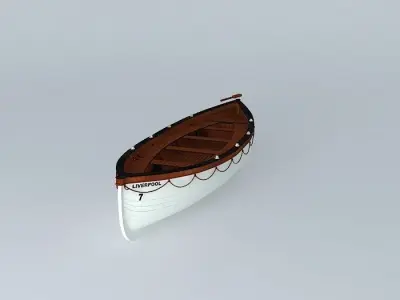 TITANIC LifeBoat No. 7 1912 Free 3D model
