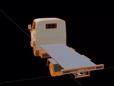 Hino Dutro Cab Chassis 3D model