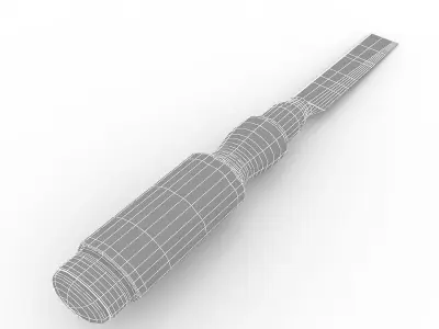 Bevel-Edge Chisel 3D model