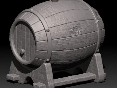 Cart and assets 3D print model