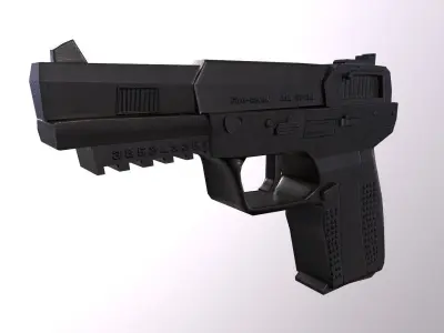 CsGo Five Seven Gun Low-poly 3D model