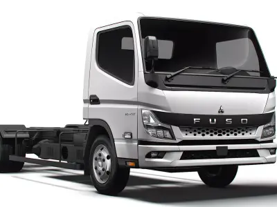 Mitsubishi Fuso E Canter 3850 2024 3D model