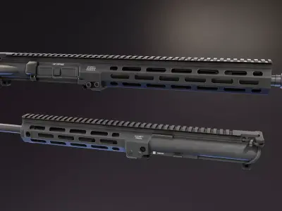 Specwar Upper Receiver Low-poly 3D model