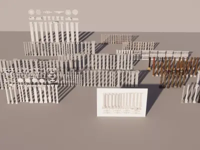 Roman Column Collection Pack  250 Variations Arch 3D Models 3D model
