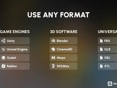 Heavy Machinery Low-poly 3D model