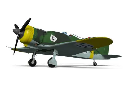 Fiat G50 Freccia Finnish Air Force 3D model