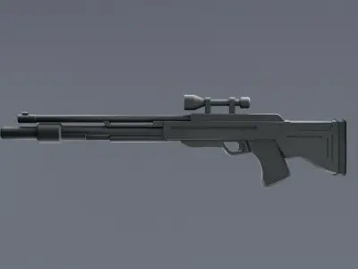 Sniper 3D model