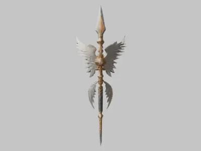 Ultra Realistic Angel Low-poly 3D model