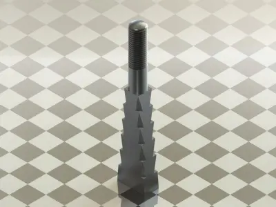 Rag foundation bolt Free 3D model