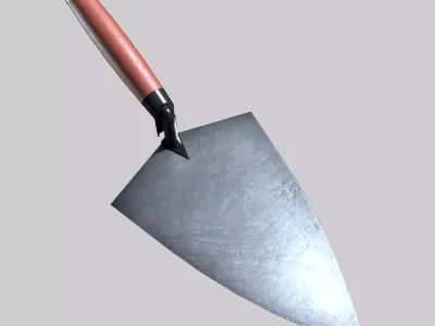 Trowel Low-poly 3D model