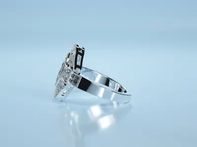 Antique Ring  3D print model buy
