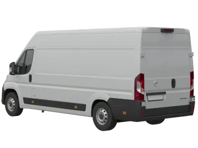 2024 Opel Movano  L4H2 Detailed interior 3D model