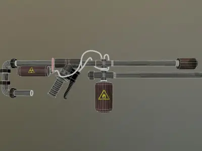 Flame Thrower Free low-poly 3D model purchase