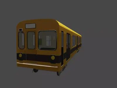 Nagoya 250 Subte Low-poly 3D model