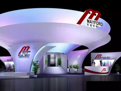 Exhibition - size - 13X10-3DMAX2009-0022 3D model