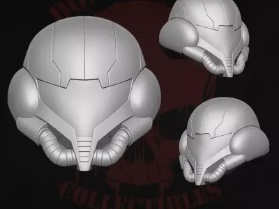 Samus Metroit Fan Art STL Files for Action Figures 3D print model
