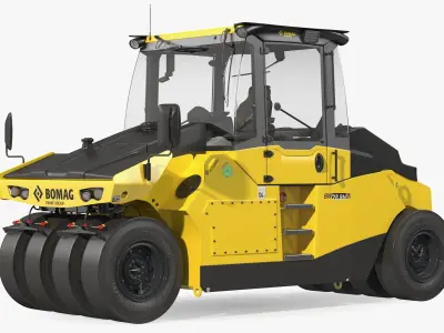 Bomag BW 28 RH Pneumatic Tired Compactor 3D model