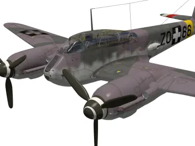 Messerschmitt Me 210 Ca1 3D model