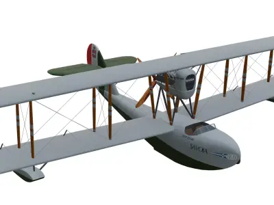 SIAI S16 Low-poly 3D model