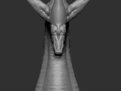 Underwater monster 3D model