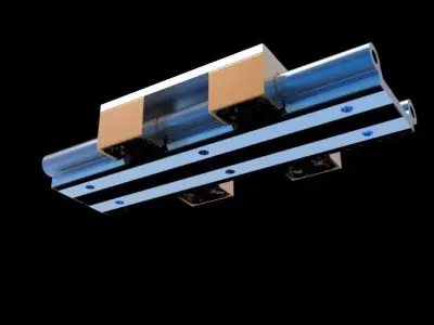 Guida Lineare CNC 3D model