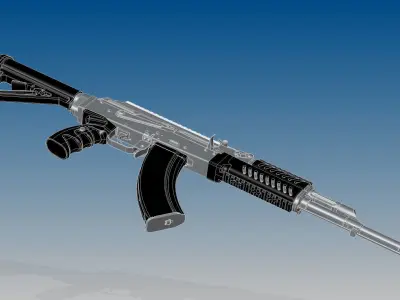 Tacticool AKM 3D model