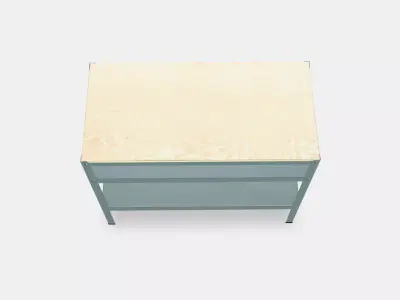 BROR workbench Low-poly 3D model