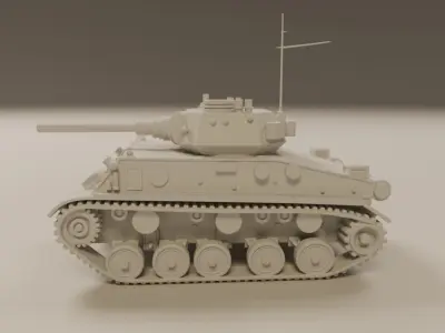 war tank 3D print model